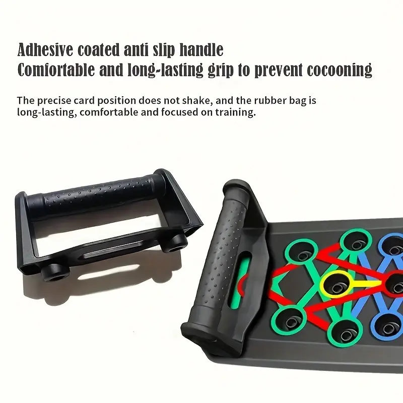 Multifunctional Push up Board with Push up Bars - Multifunctional Fitness Equipment, Home Strength Training Machine, Viral Workout Item for Fitness Enthusiasts (Home Gym Chest/Shoulder Gains)