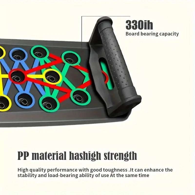 Multifunctional Push up Board with Push up Bars - Multifunctional Fitness Equipment, Home Strength Training Machine, Viral Workout Item for Fitness Enthusiasts (Home Gym Chest/Shoulder Gains)